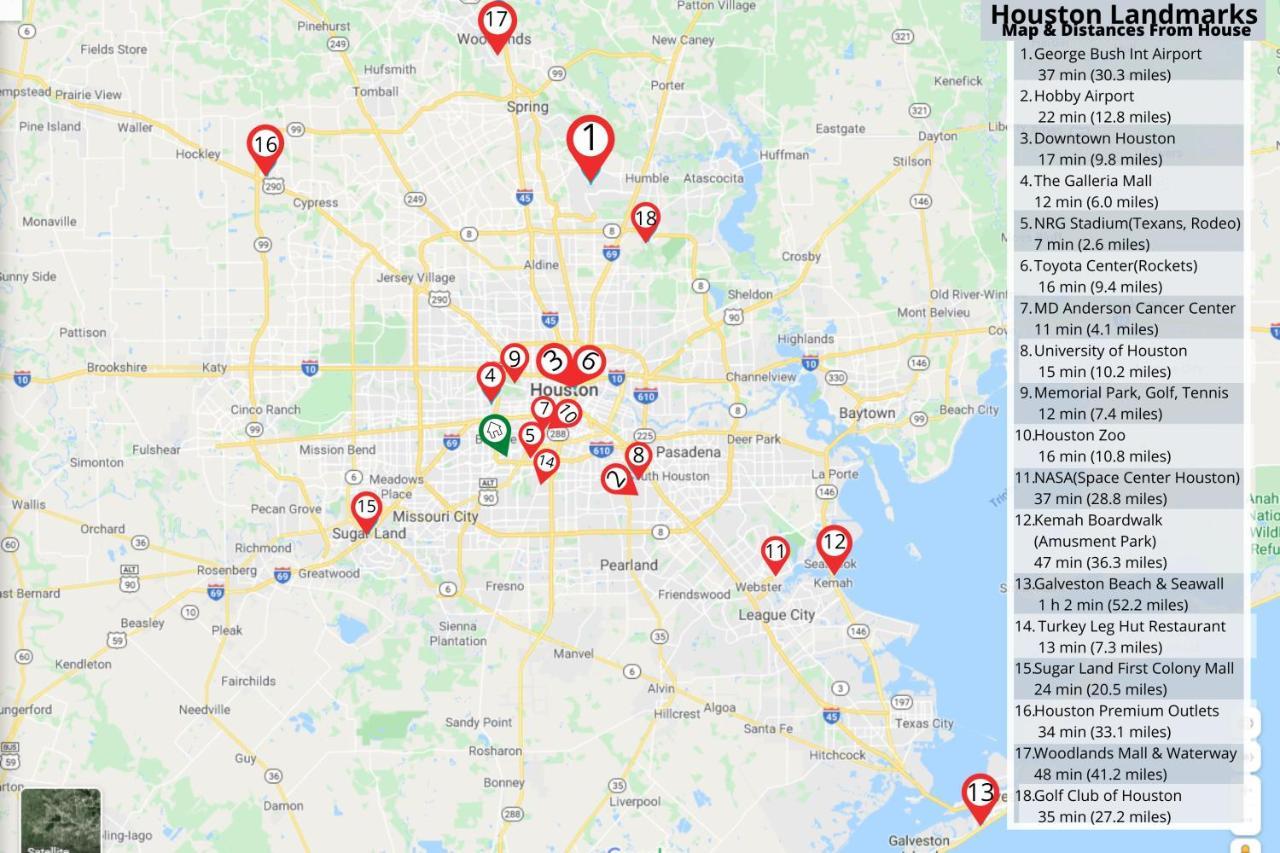 Rodeo, Grb, Nrg, Galleria, Medical Center, Mm Park, Galveston - Breakwood Houston Esterno foto